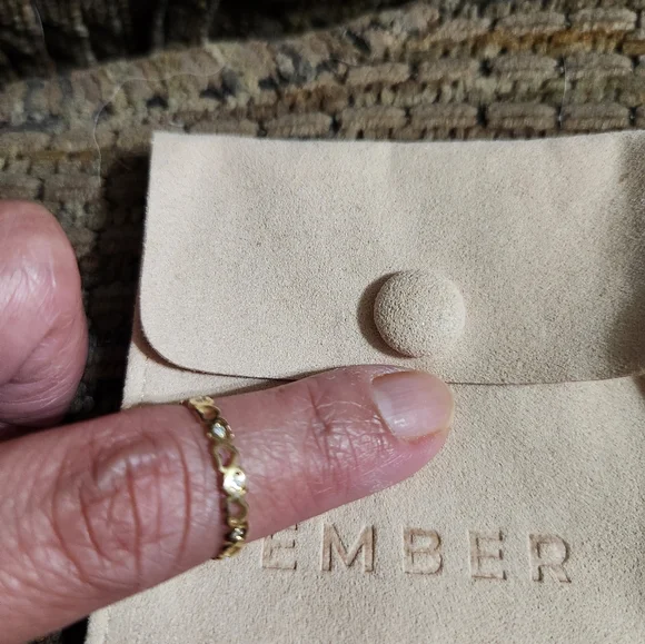 14K Yellow Gold & Diamond Heart Ring 3mm 0.08ct 6 1/2 Ember Jewelry 14k Stamped - Picture 2 of 8